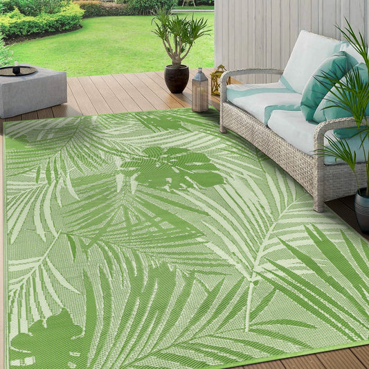 Outdoor Rug Waterproof Recycled Plastic Polypropylene For Patio Deck Camping