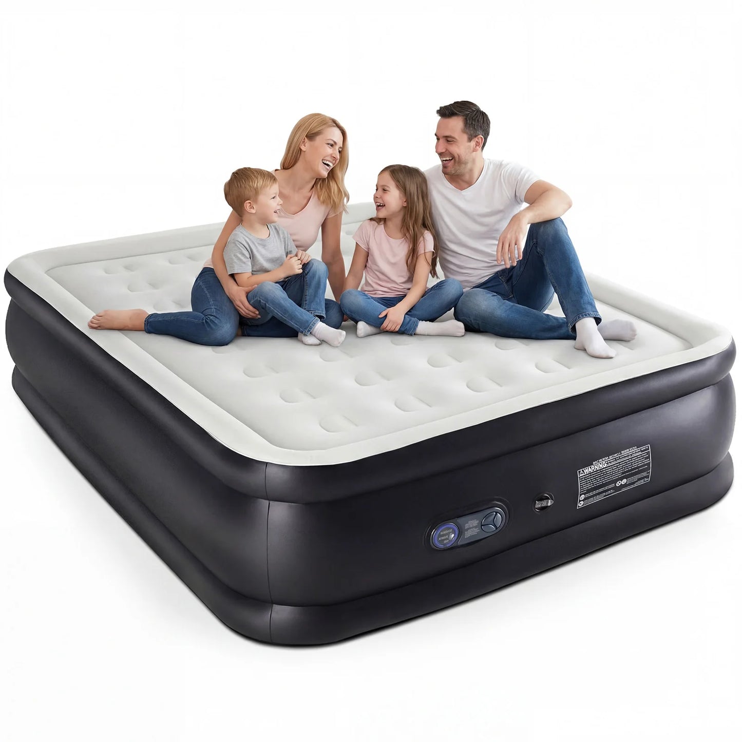 MCQ Air Mattress With Built In Pump Non Slip Bed 660 Lb Capacity