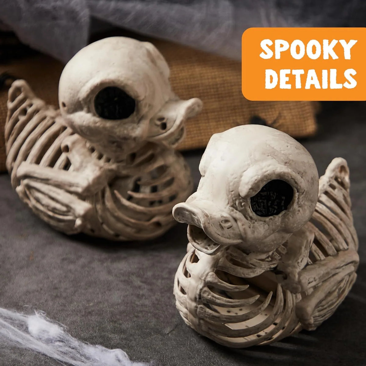Halloween Duck Skeleton Plastic Bones For Indoor Outdoor Decor