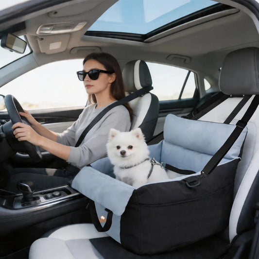 BINGOPAW Dog Car Seat For Small Dogs Washable Carrier Bed