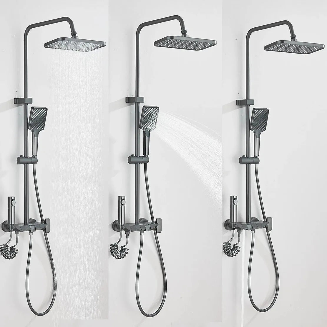 Suguword Four Outlet Bathroom Faucet Set With Bidet Bath System