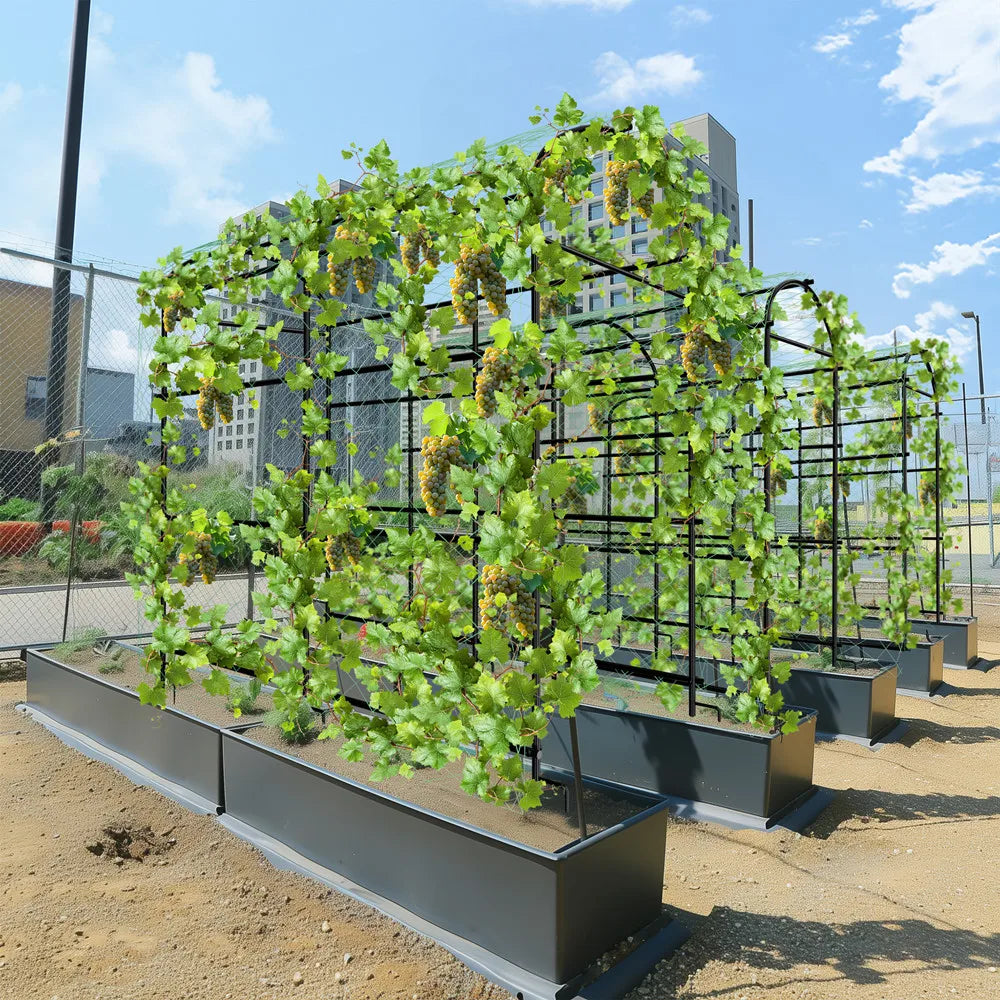 Wisfor U Shaped Metal Garden Plant Trellis Grow Support Frame