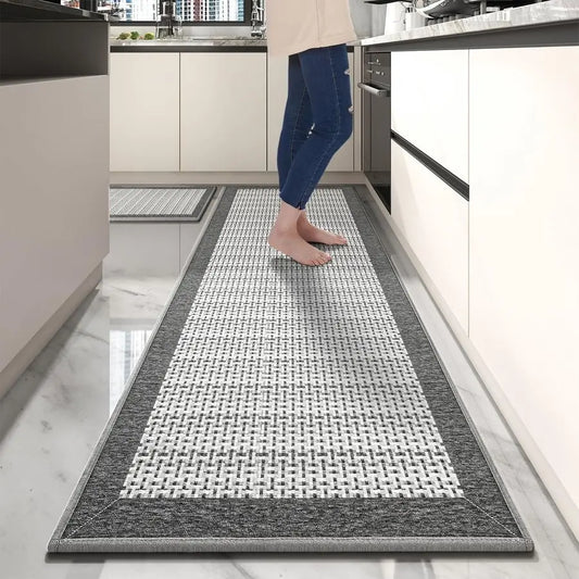 Non Slip Kitchen Rugs Sets of 2 Extra Large 2.5x6 20x32 Runner Rugs for Kitchen Floor Non Skid Washable, Absorbent Kitchen Mat f