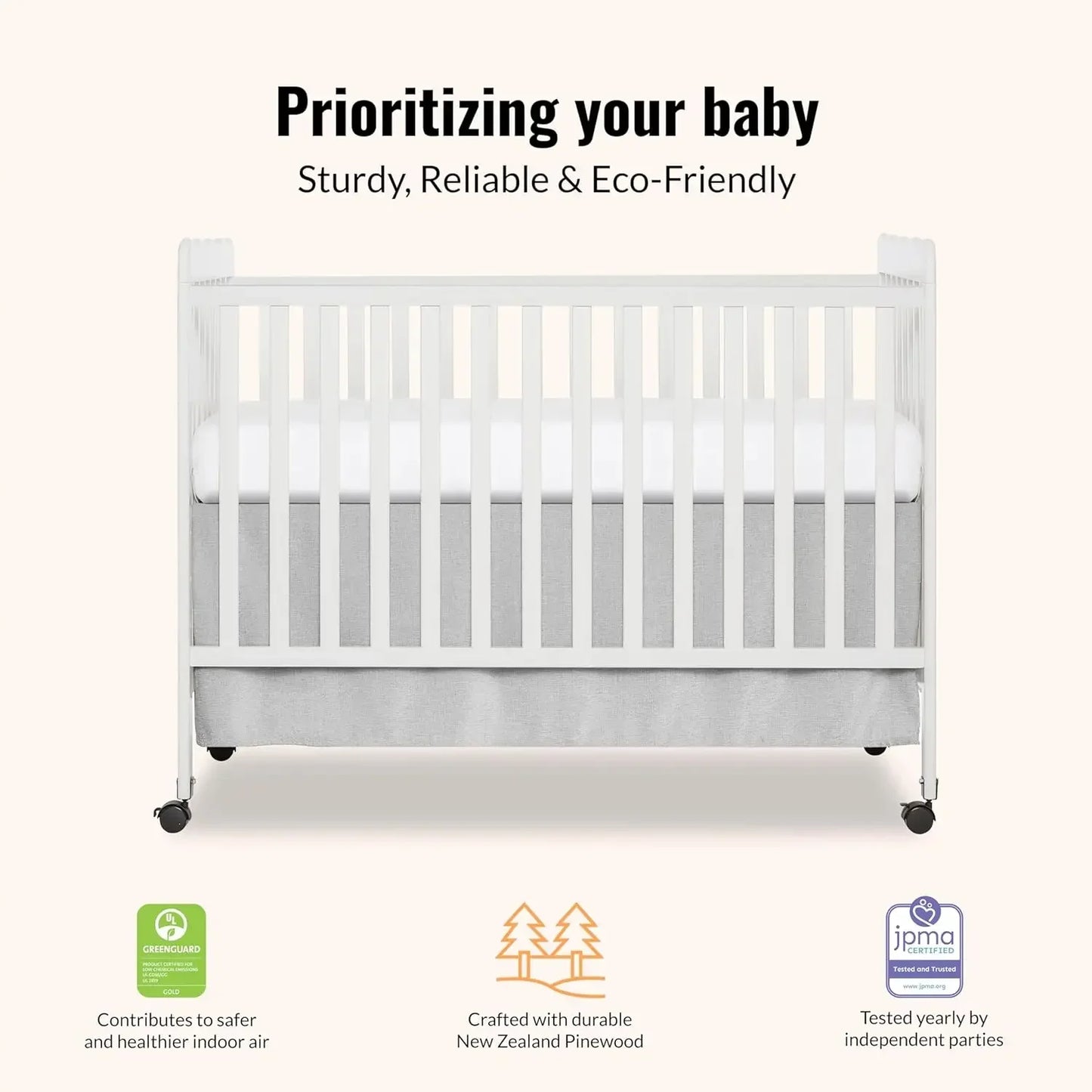 Carson Classic 3-in-1 Convertible Baby Crib