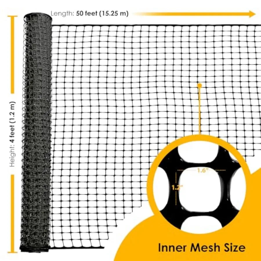 Plastic Fence Mesh Netting For Garden, Pets, Deer And Poultry