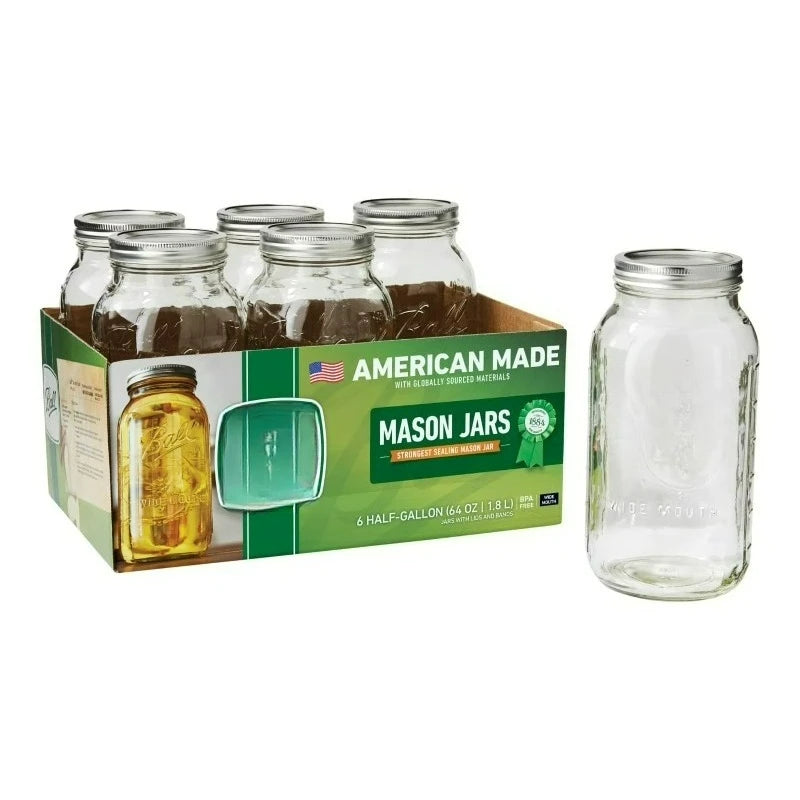 Wide Mouth Mason Jars For Canning With Lids And Rings