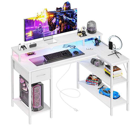 MCQ 47 To 53 Inch Standing Office Desk With Storage