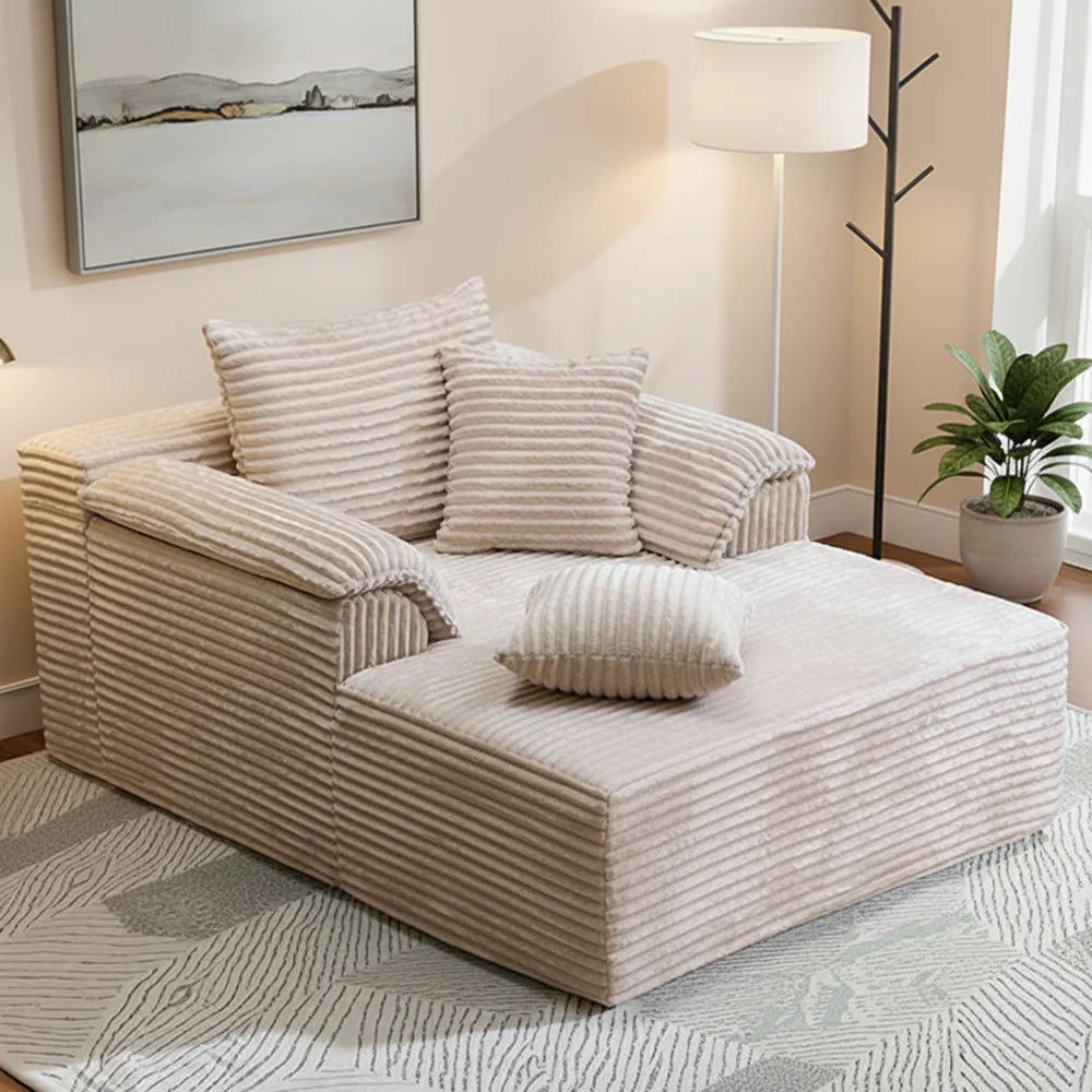 Indoor Reclining Sofa Chair Modern Minimalist Living Room
