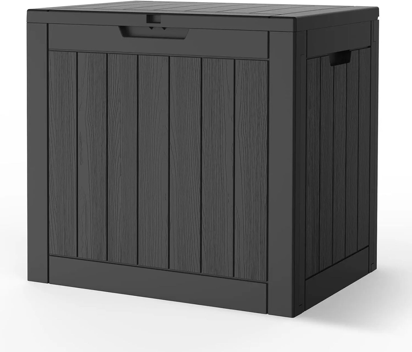 Outdoor Deck Storage Box Waterproof UV Resistant Lockable Lid