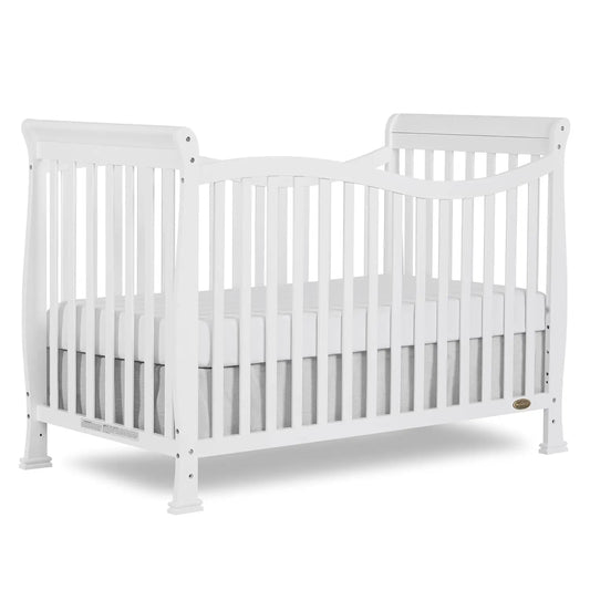 7-In-1 Convertible Baby Crib Greenguard Gold Pinewood
