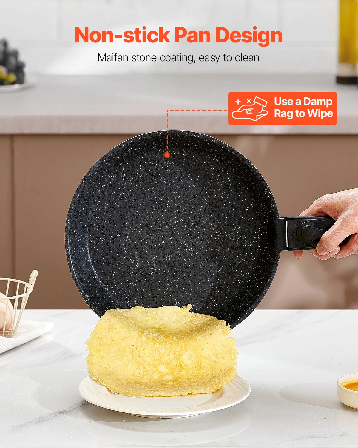 SucceBuy Nonstick Granite Cookware Set For Induction Pots And Pans