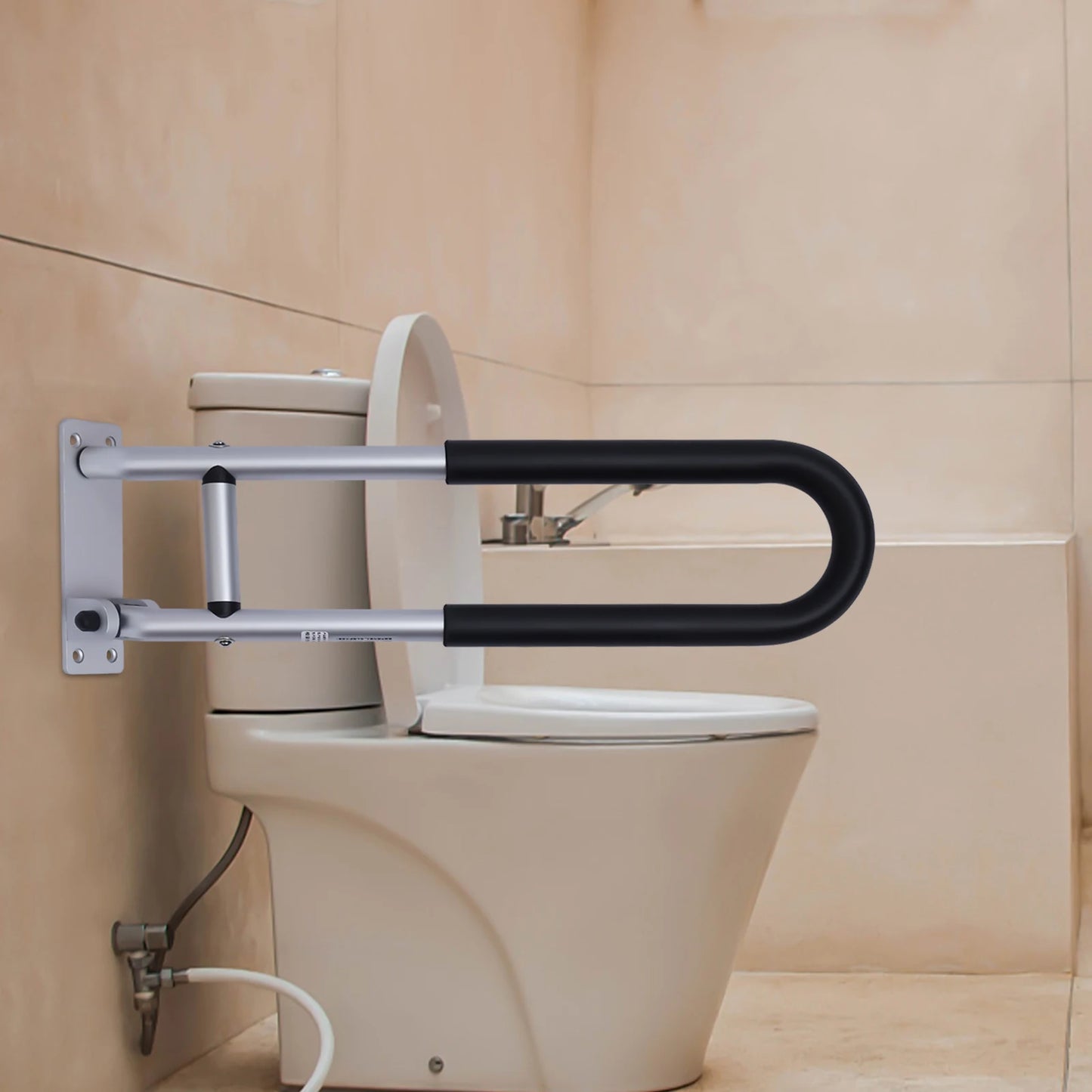 Foldable Toilet Safety Rails for Elderly and Disabled Care