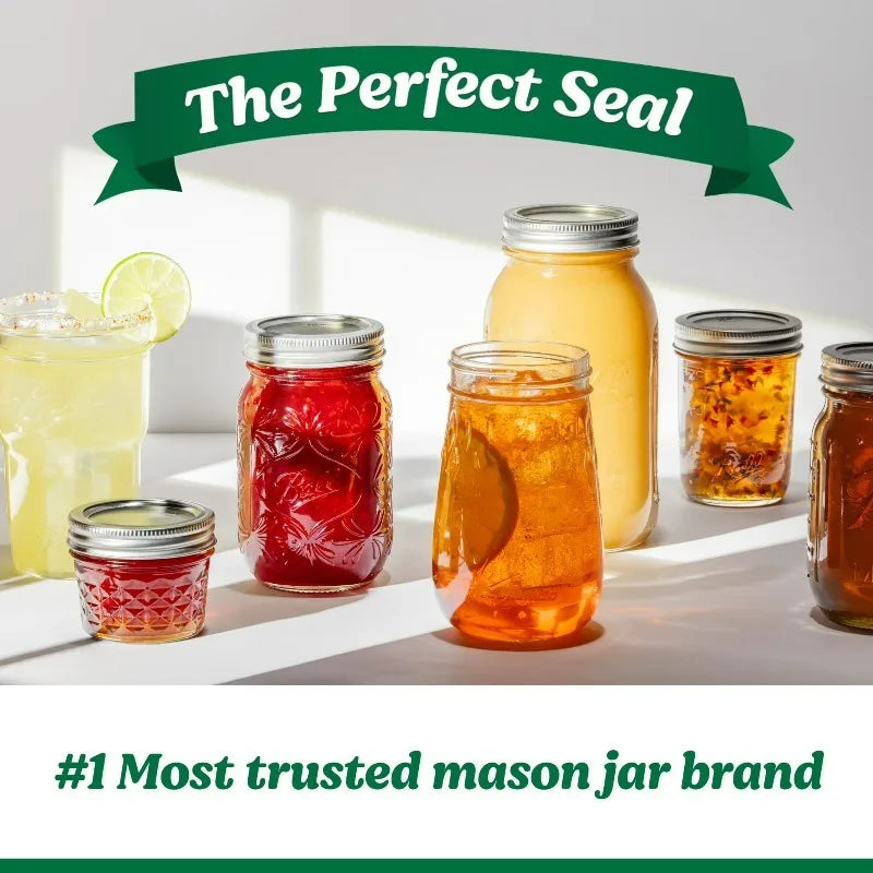 Wide Mouth Mason Jars For Canning With Lids And Rings