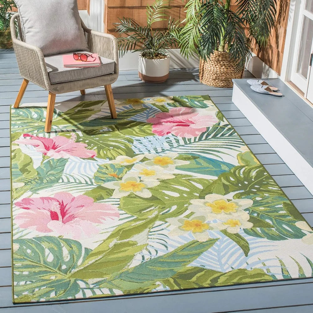 Non Shedding Washable Outdoor Rug For Patio And Backyard