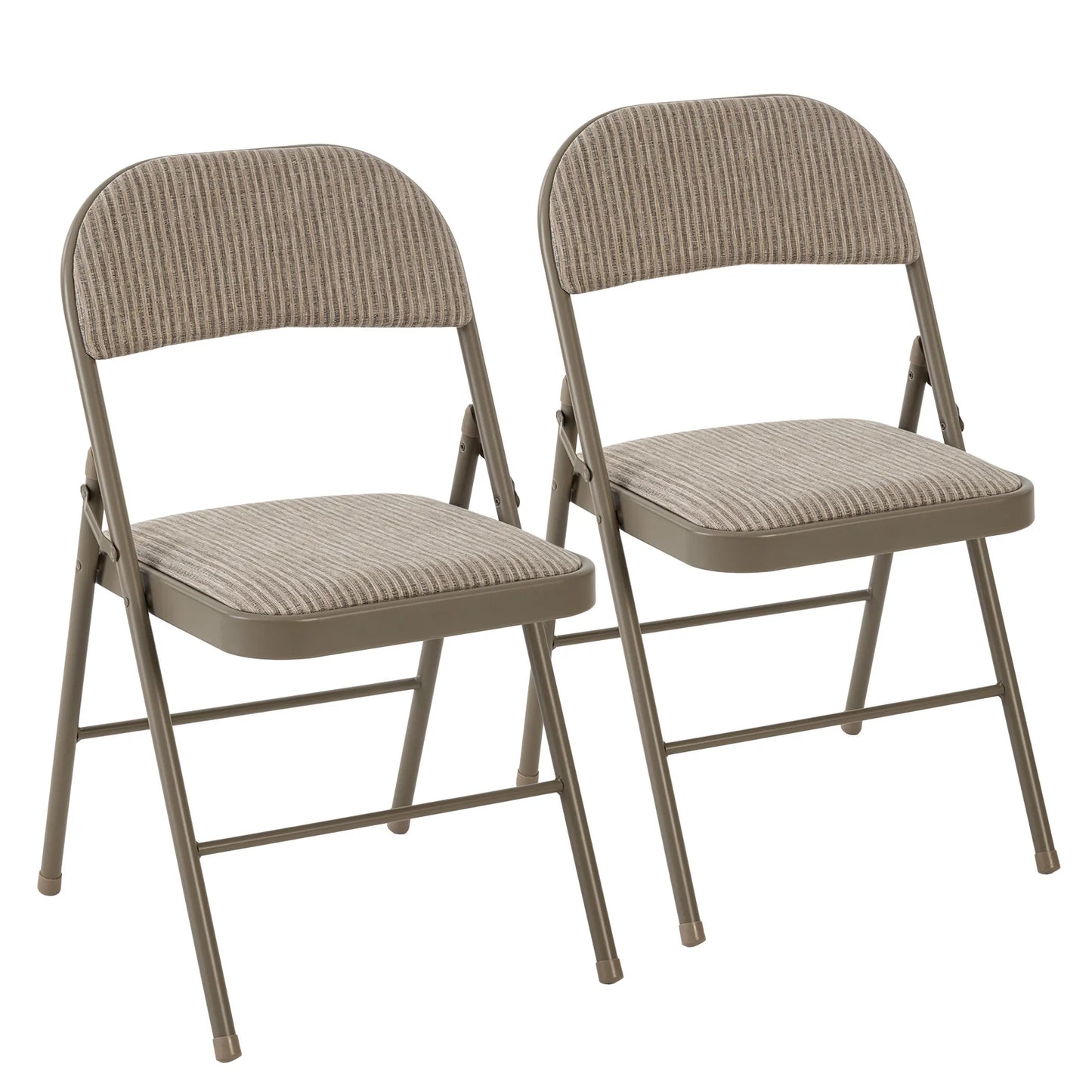 JHK 2 Pack Fabric Folding Office Chairs With Padded Seat