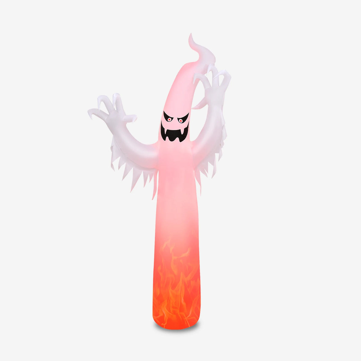 LIFEZEAL Halloween Inflatable Ghost Decoration With Built In LED Lights