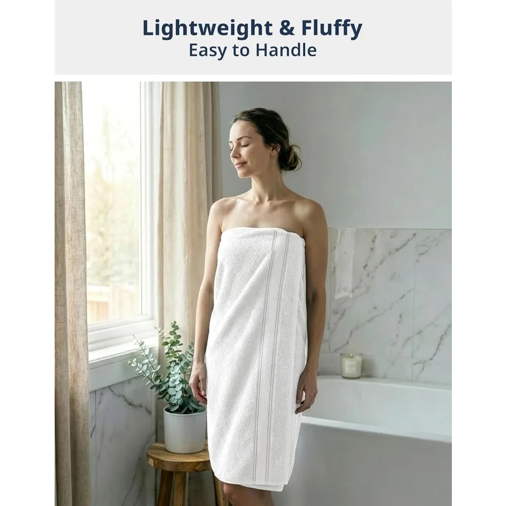 Premium 100 Percent Cotton Zero Twist Eighteen Piece Towel Set