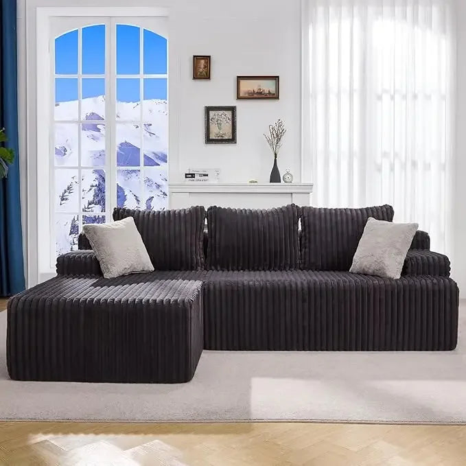 Cloud Modular L Shape Sectional Sofa With Memory Foam Chaise