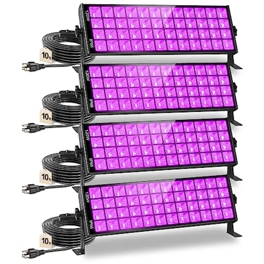 LED Blacklight for Halloween Parties, Neon Events and Body Paint