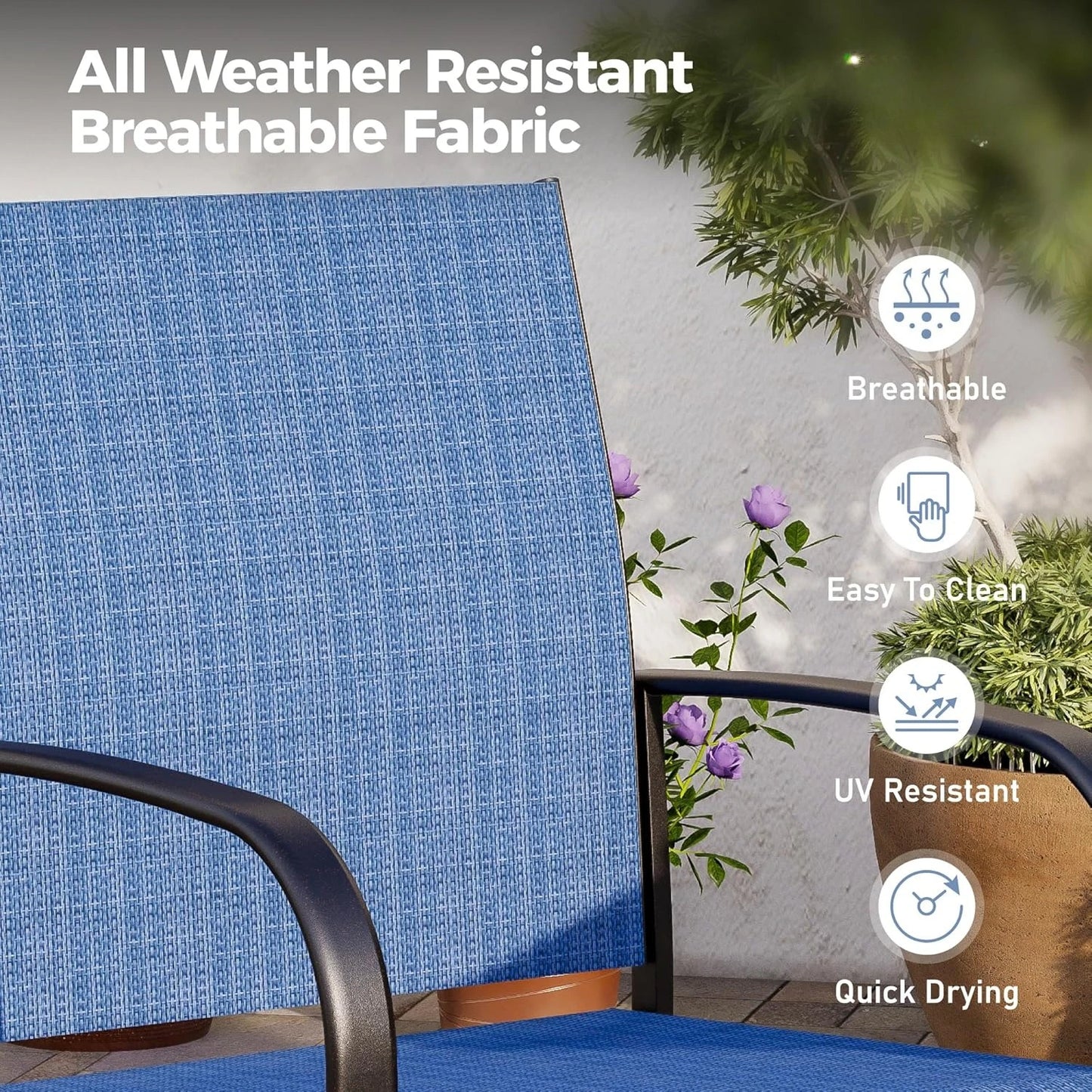 Patio Dining Set For Outdoor Use With Table And Chairs