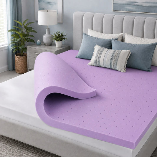 MCQ Cooling Gel Memory Foam Mattress Topper For Bedroom