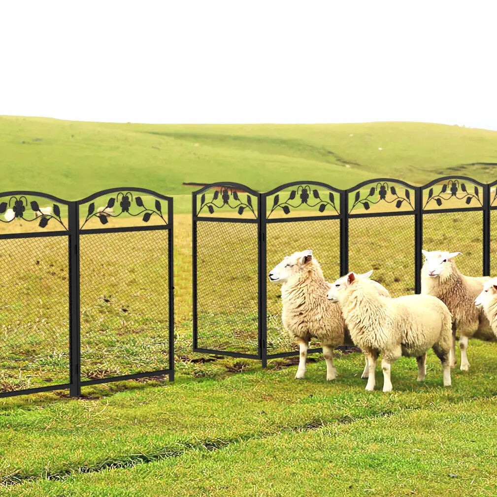 BINGOPAW 5-Panel Dog Fence For Indoor Outdoor Use Versatile