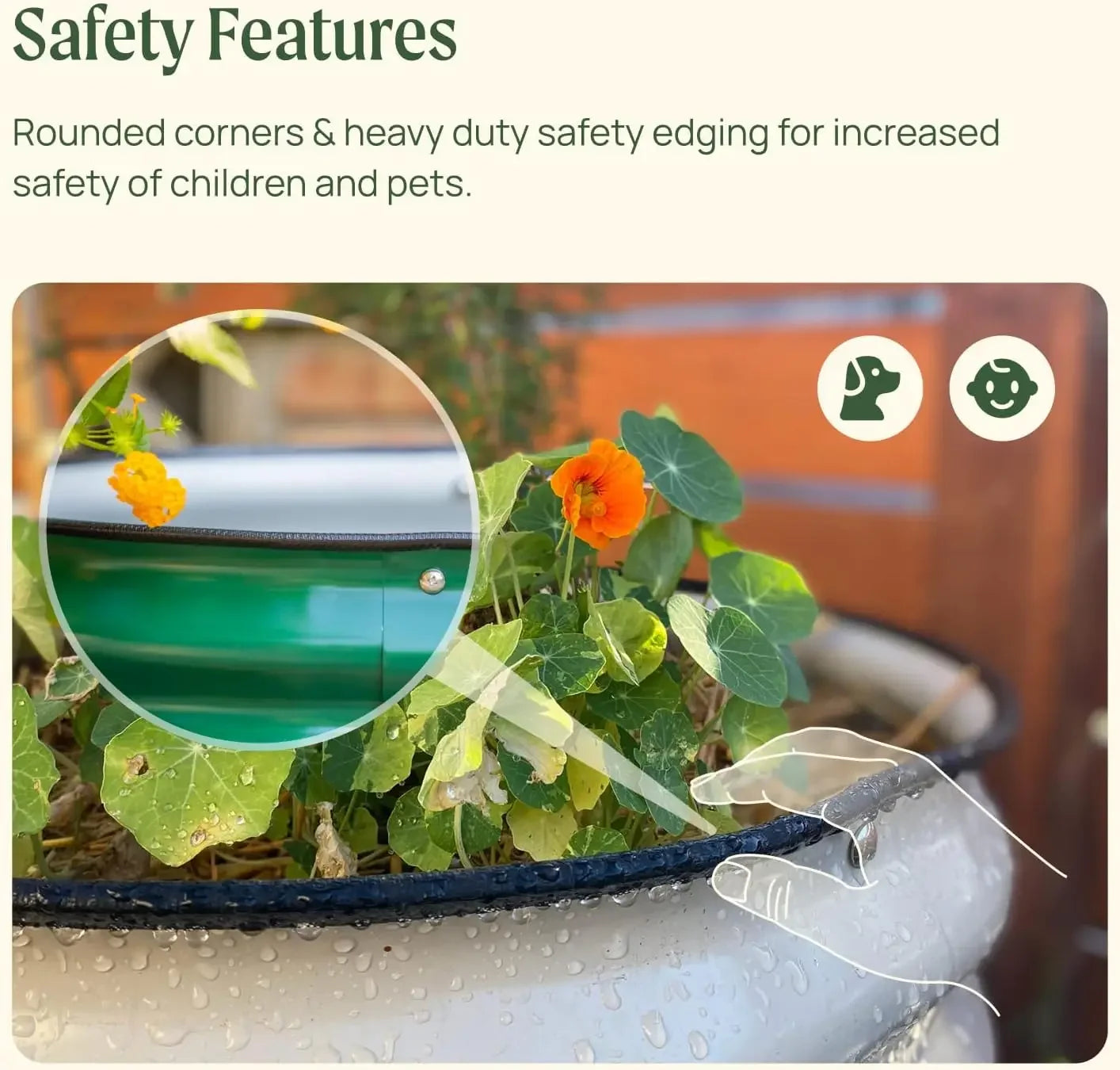 XMSJ Metal Raised Garden Bed Kit For Vegetables And Flowers