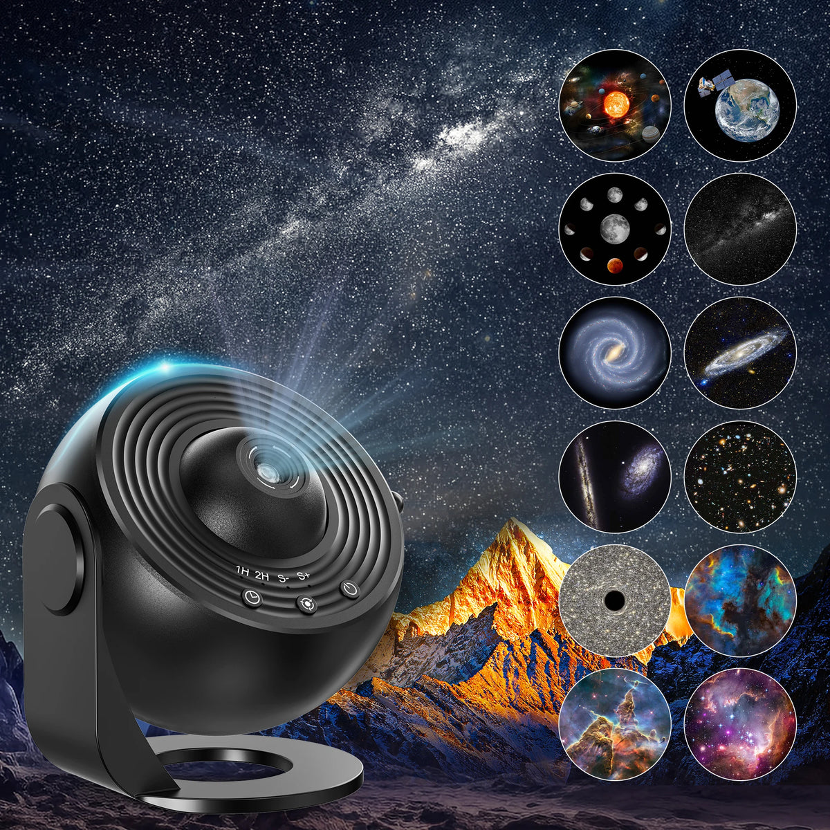 Aiopp 13 In 1 Planetarium Star Projector With Galaxy Effects