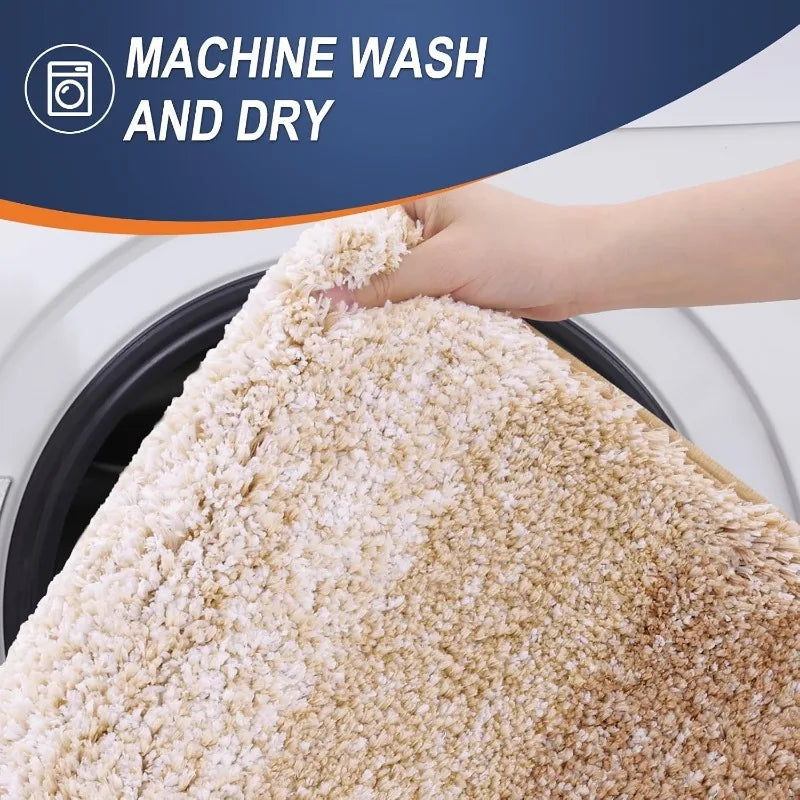 OLANLY Extra Soft Absorbent Microfiber Bathroom Floor Rug