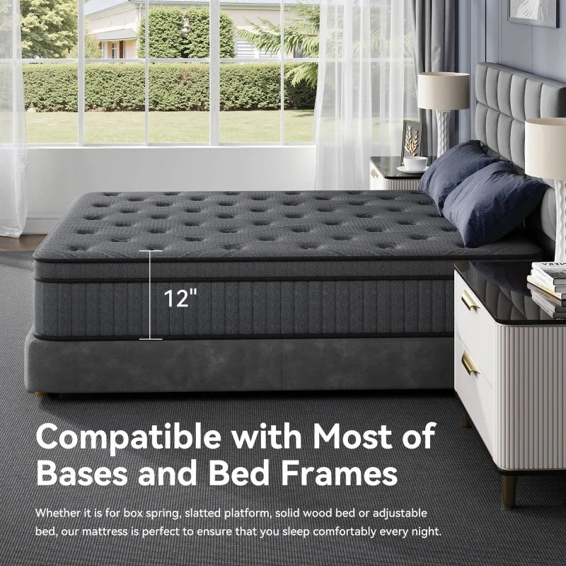 CAREBODY Hybrid Mattress With Memory Foam And Pocket Springs