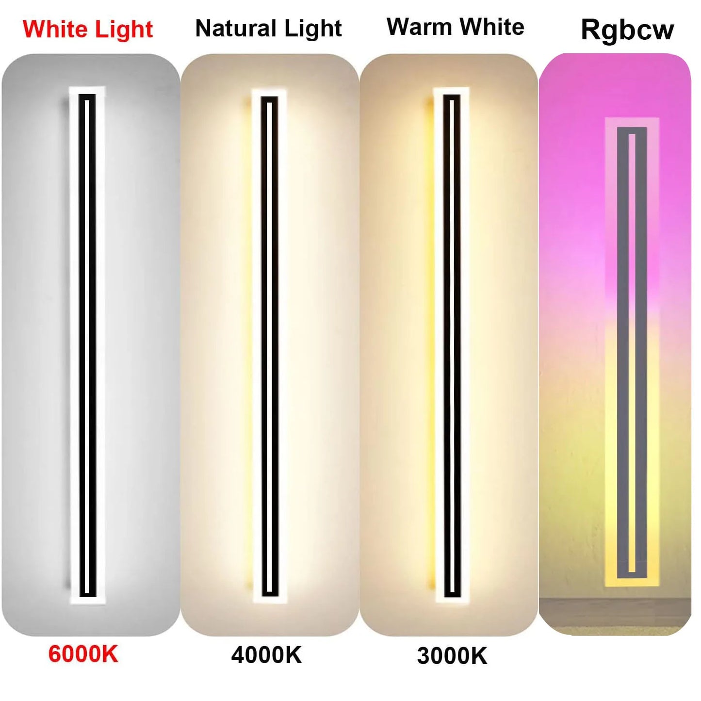 Modern Outdoor LED Wall Sconce Fixture with Frosted Acrylic