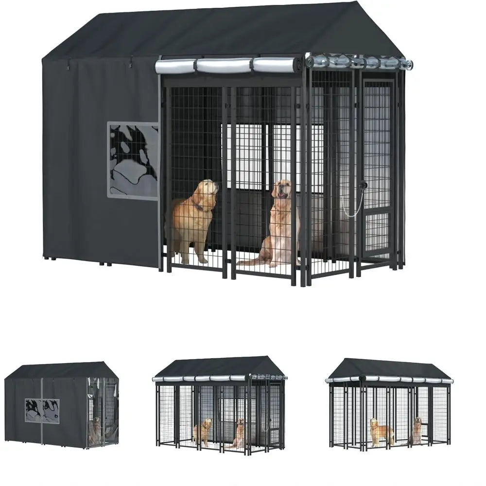 Outdoor Dog Kennel Cover Waterproof Heavy Duty 600D