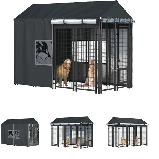Outdoor Dog Kennel Cover Waterproof Heavy Duty 600D