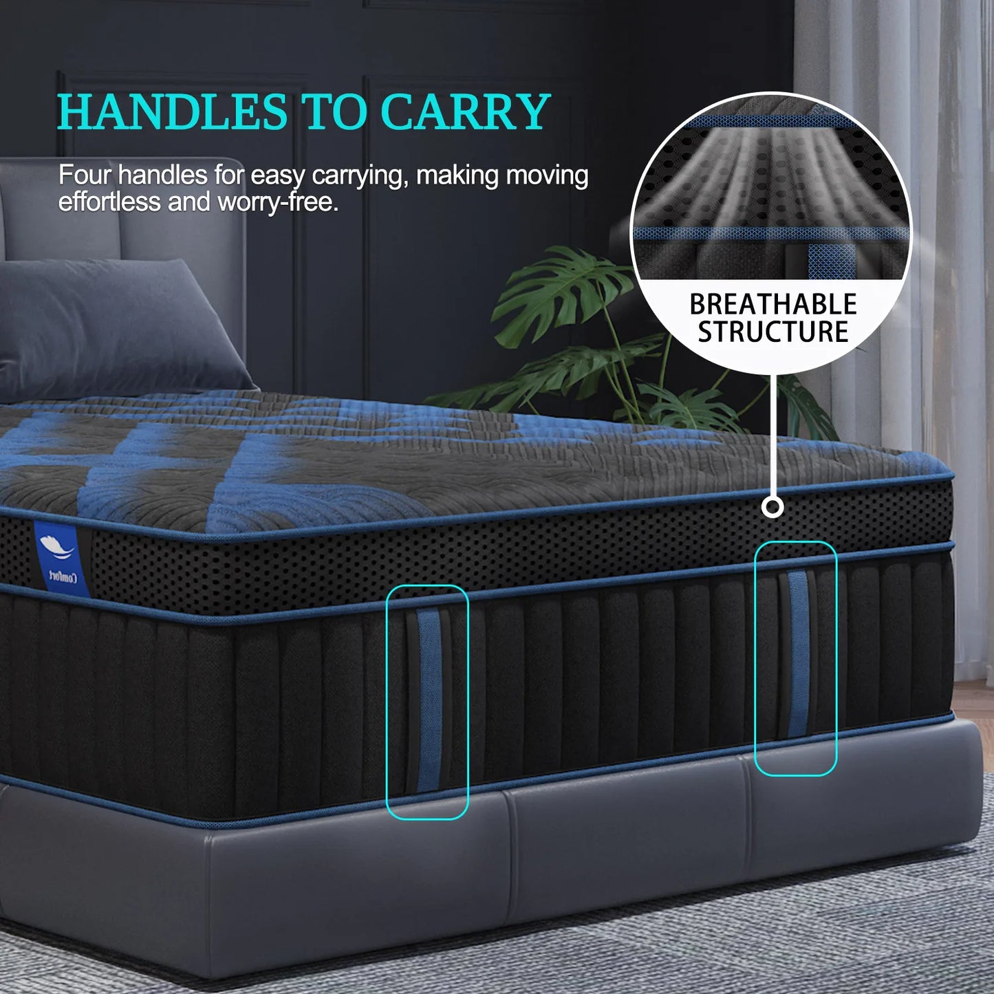 Sweetlove Gel Memory Foam Hybrid Mattress With Motion Isolation