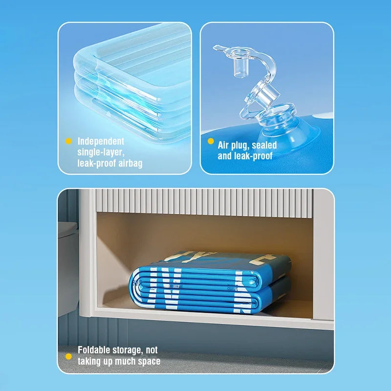 Inflatable Pool For Family Use 3 Layer Indoor Outdoor