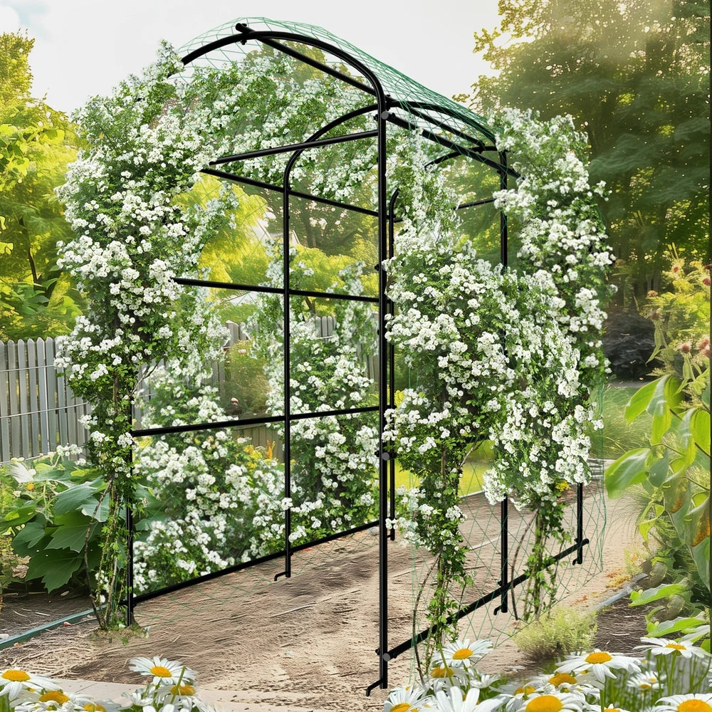 Wisfor U Shaped Metal Garden Plant Trellis Grow Support Frame
