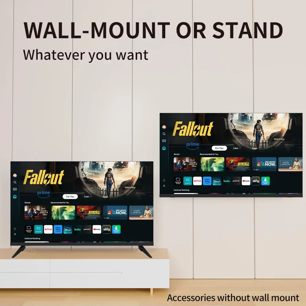 XMSJ Smart TV LED HDR Tizen OS WiFi HDMI Bluetooth