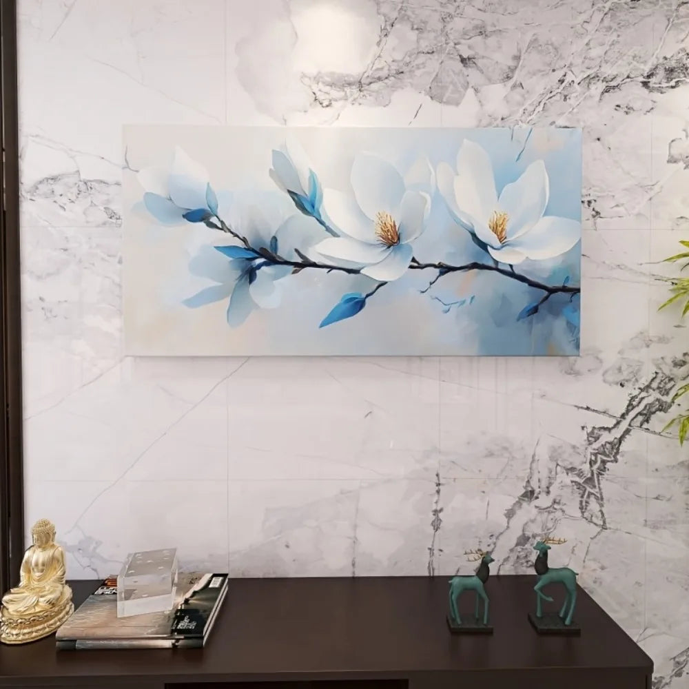 Floral Wall Art Painting For Modern Bedroom