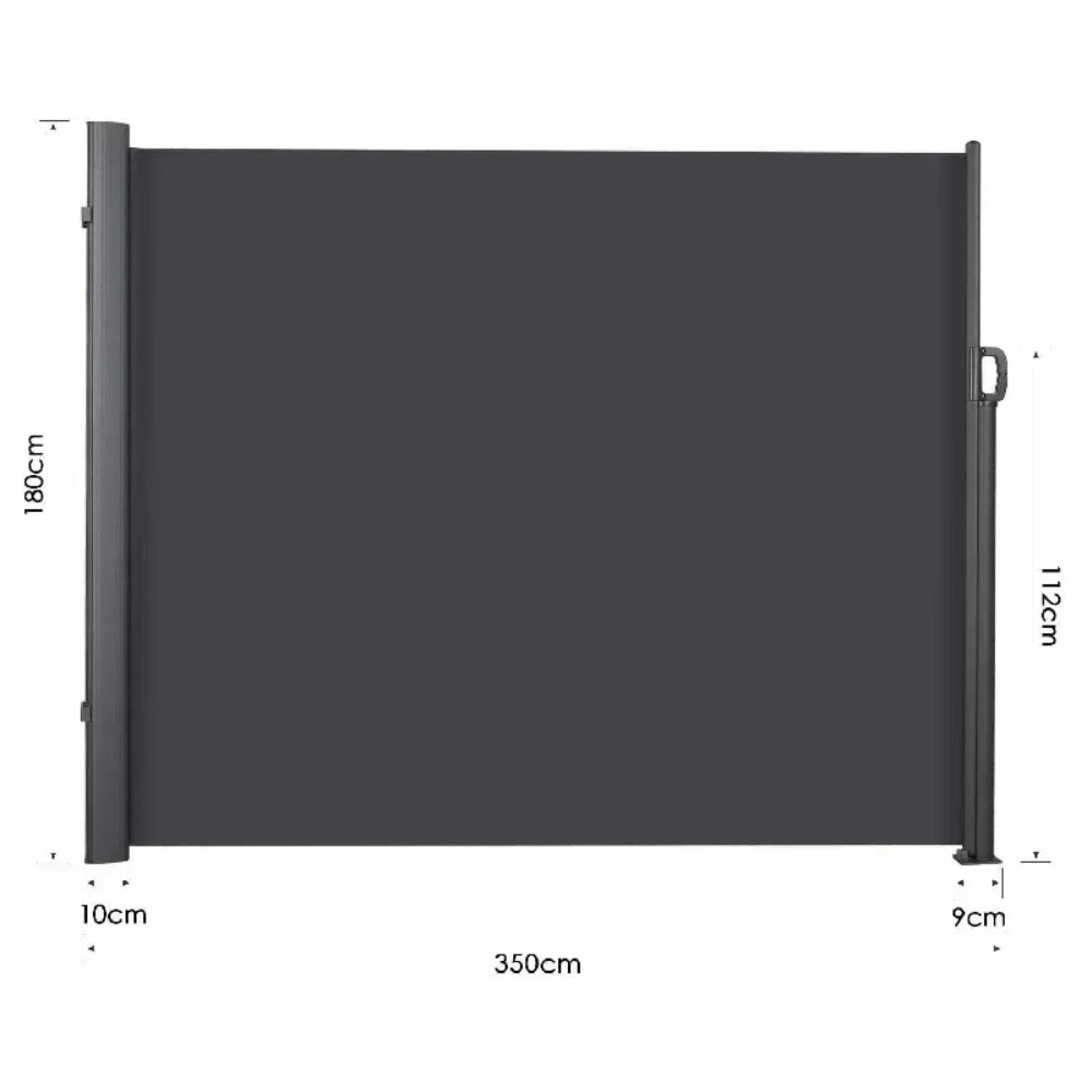 MVPower Retractable Side Awning for Garden Privacy and Shade Screen