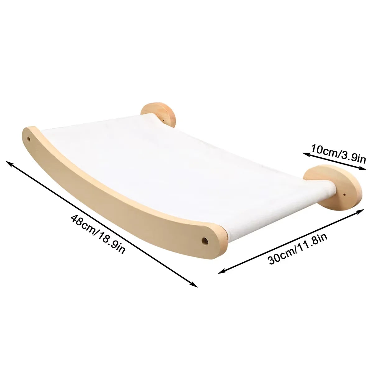 CWV Cat Hammock And Stairway Wall Mounted Scratching Furniture