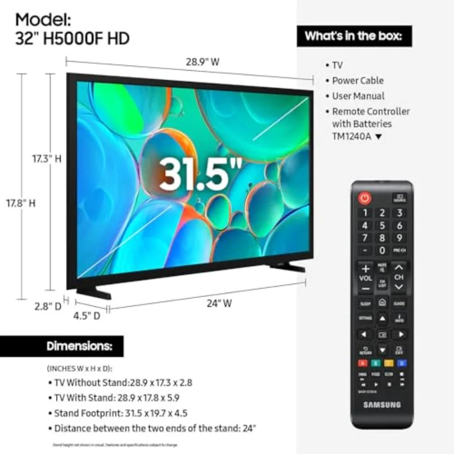 H5000F Smart TV With HDR And Knox Security UI Tizen