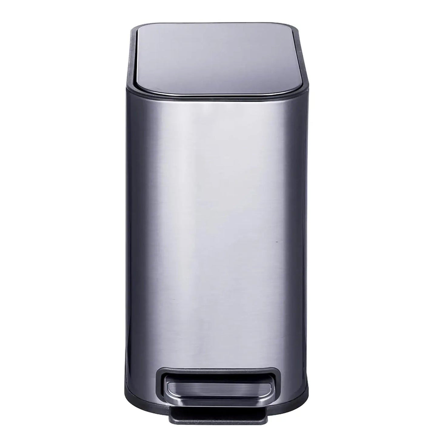 Stainless Steel Pedal Trash Can With Soft Close Lid