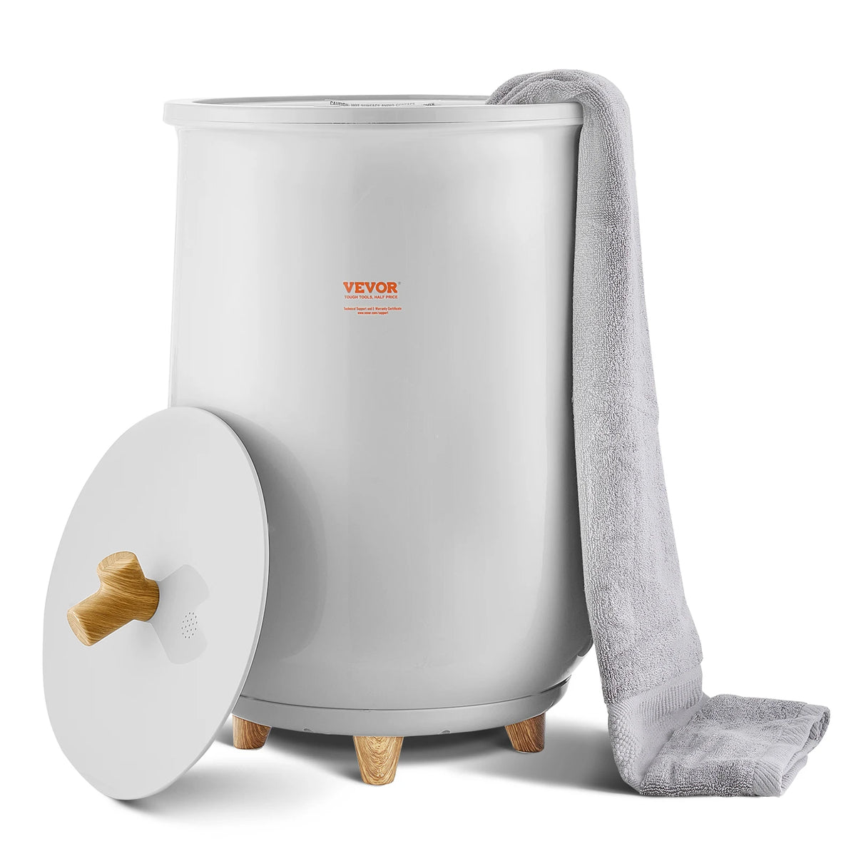 SucceBuy Heated Towel Warmer Bucket With LED Light