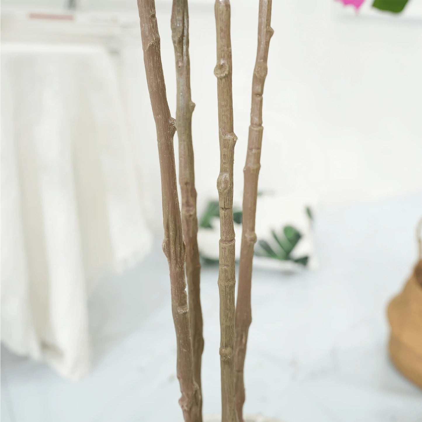 TWISTER.CK Bougainvillea Flower Tree Real Touch Silk Faux Plant Decor