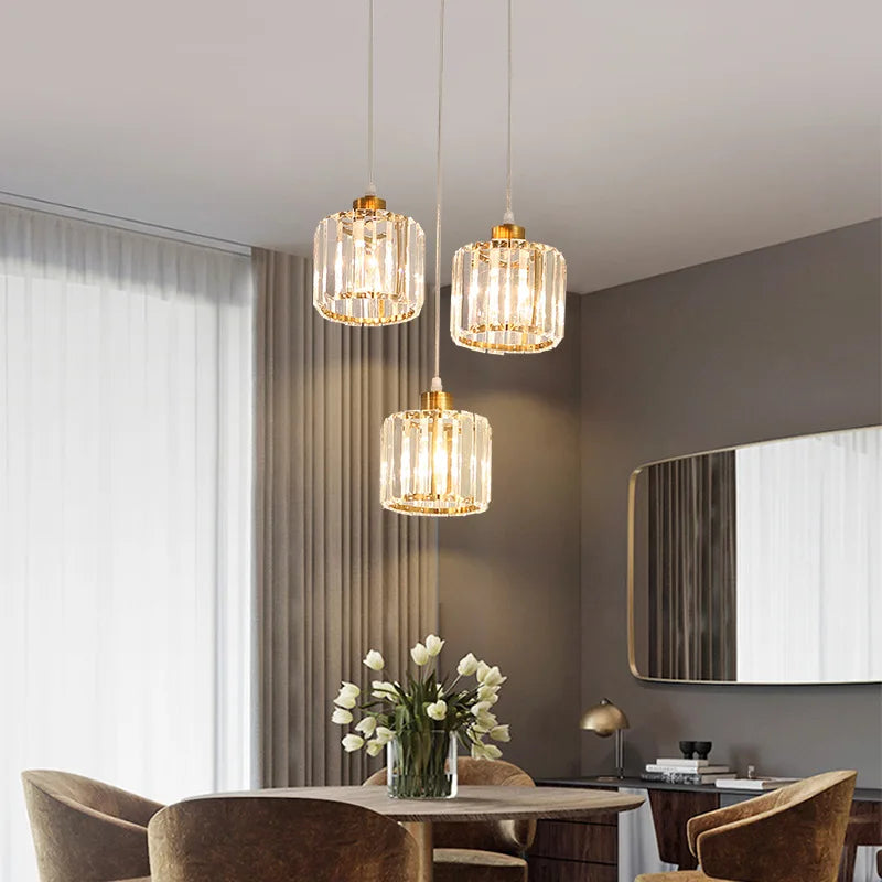 VETRULUS K9 Crystal Modern Ceiling Lamp for Staircase Lighting